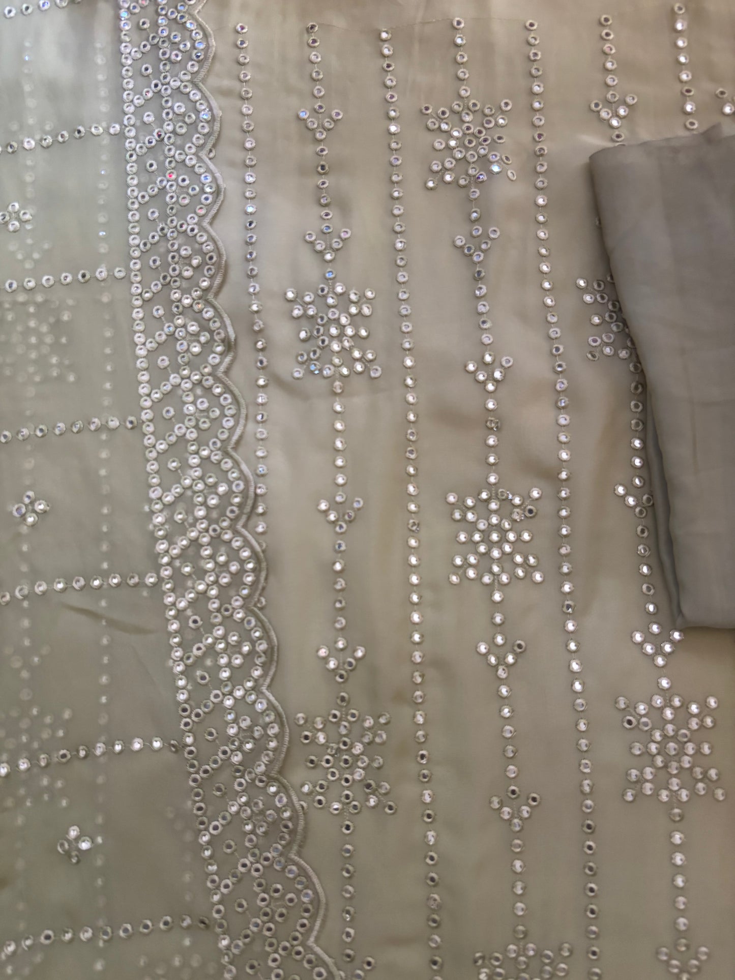 Green Georgette Suit